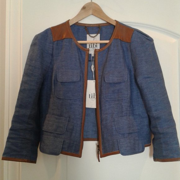 Tibi denim like jacket aso Stacy London - Picture 2 of 8